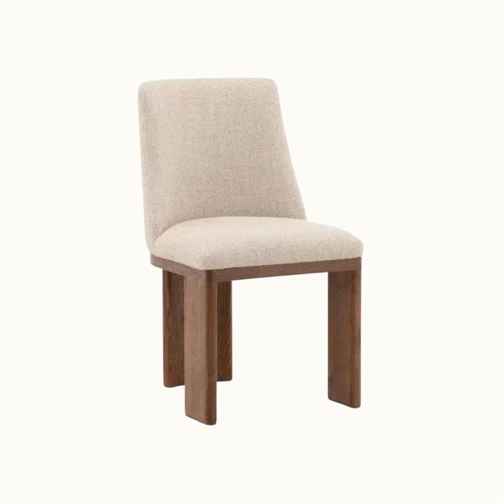 Sand Boucle and Ash Dining Chair