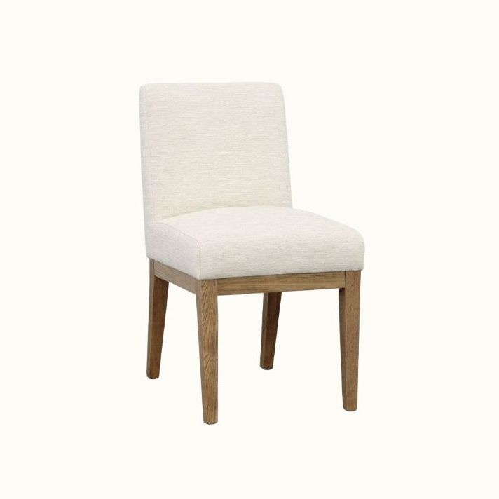 Cream Upholstered Dining Chair