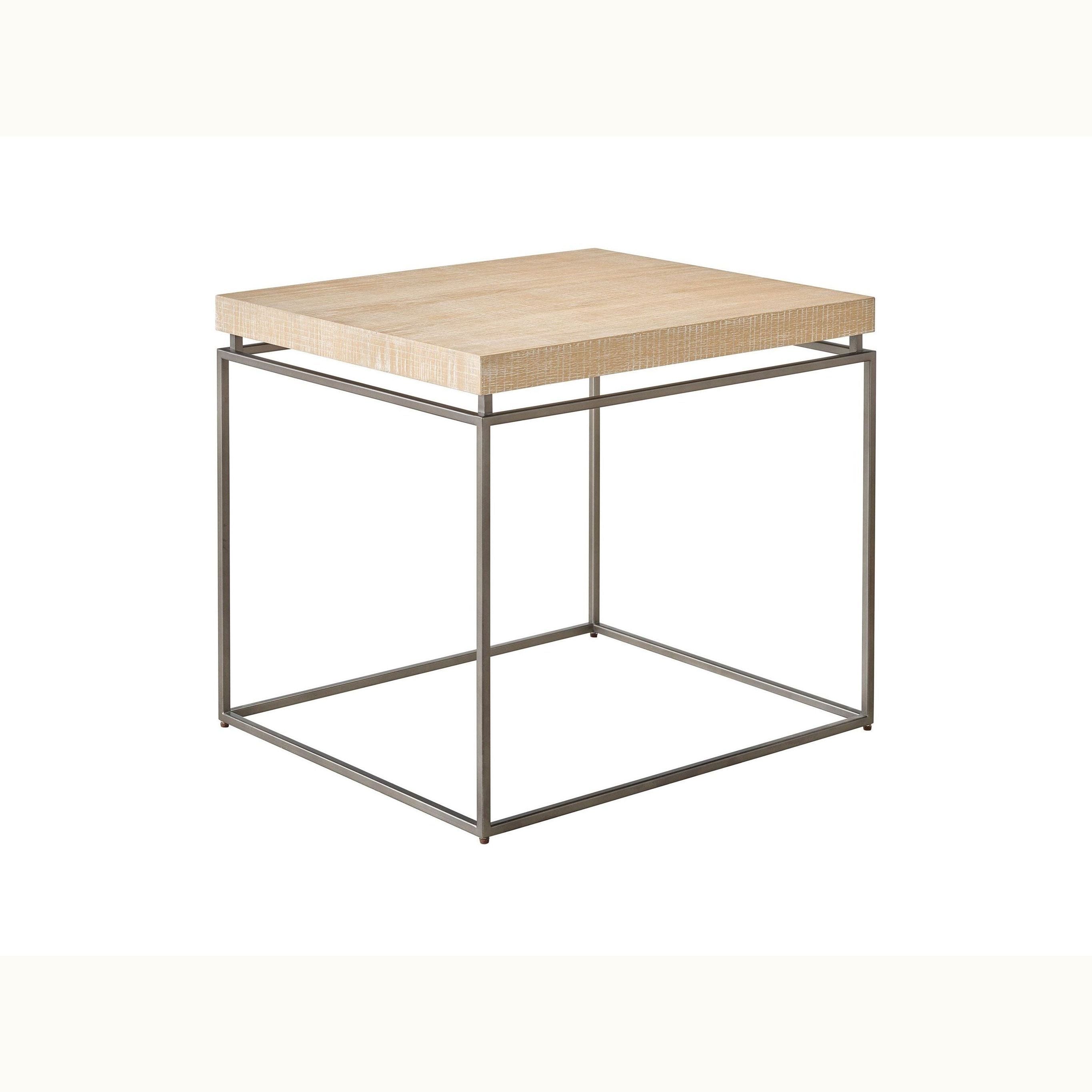 Rustic Natural Oak End Table