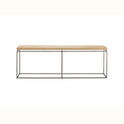 80" Rustic Natural Oak Console