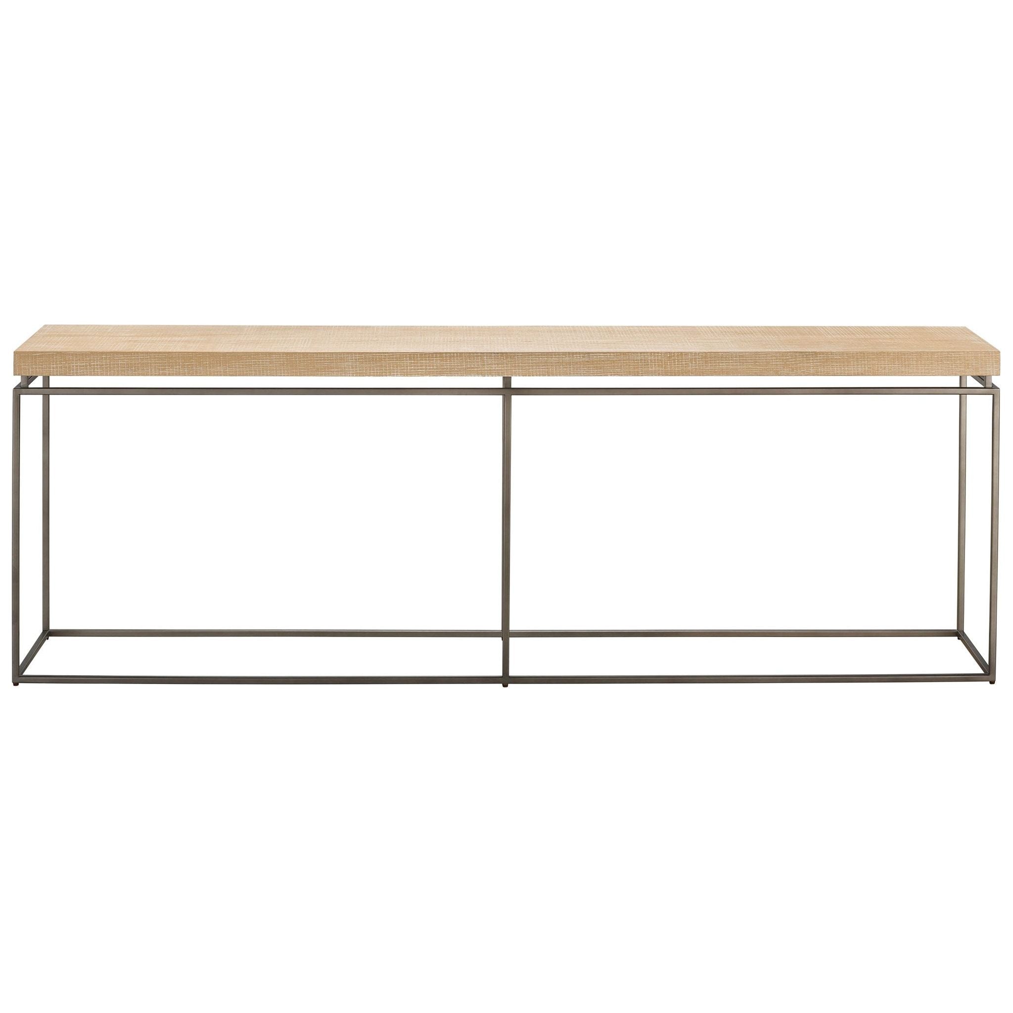 80" Rustic Natural Oak Console