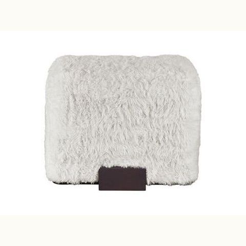 Faux Fur Ottoman