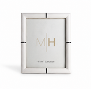 8x10 Black Stripe Bone Picture Frame
