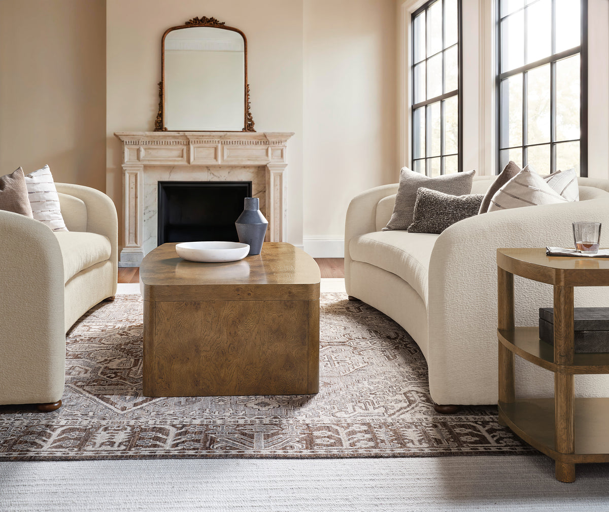 Melange Romano Rectangle Cocktail Table