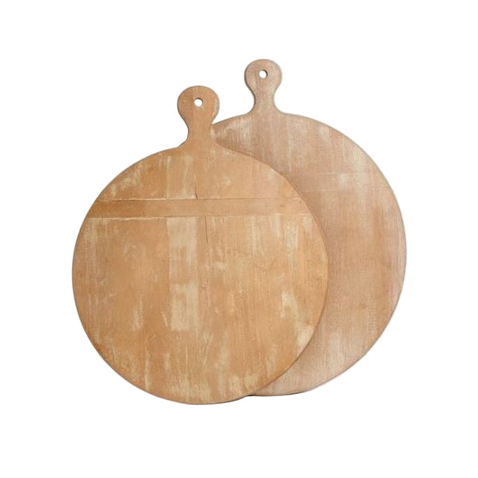 Antique Round Cutting Board Set