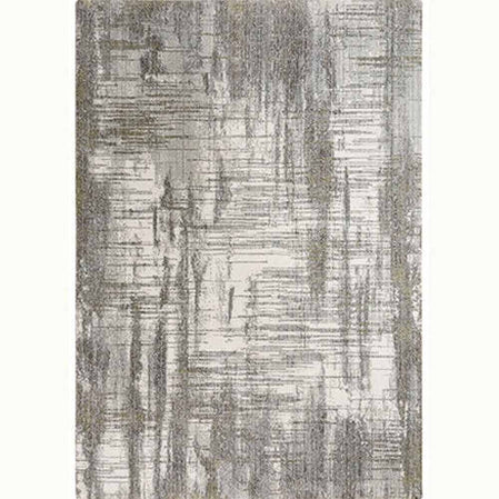 9' x 12' Gray and Ivory Rug