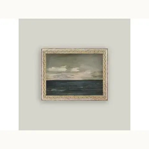 Ocean View Framed Antique Art