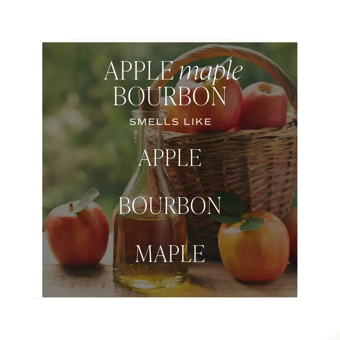Apple Maple Bourbon 15oz. Soy Candle