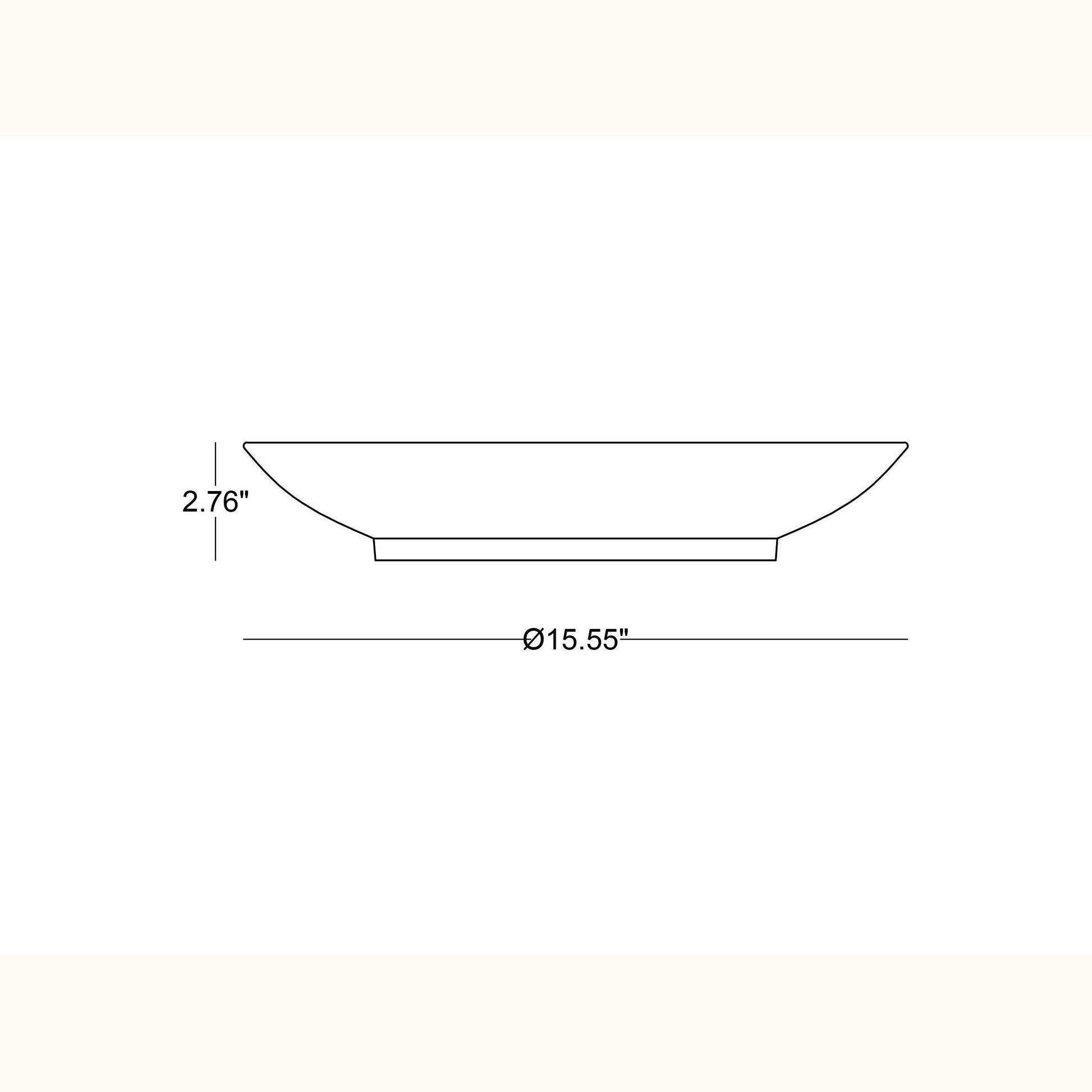 Off White Speckled Ceramic Bowl