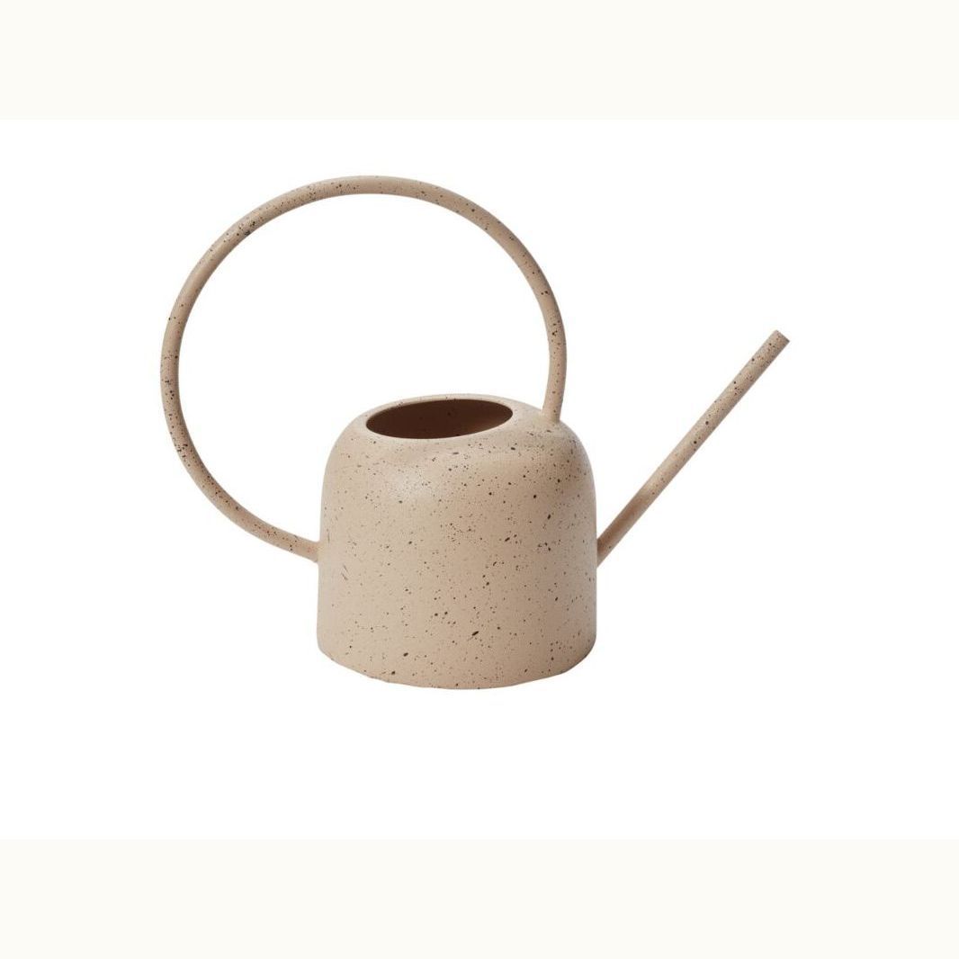 Tan Metal Chic Watering Can