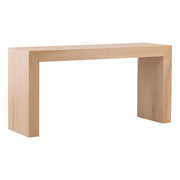 60" Natural Console Table