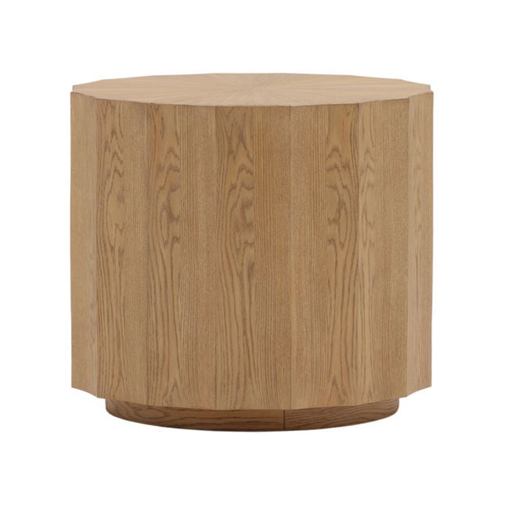 22" Natural Finish End Table