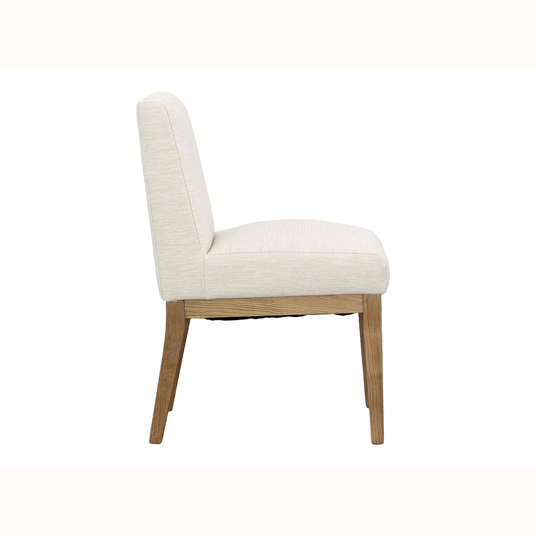 Cream Upholstered Dining Chair