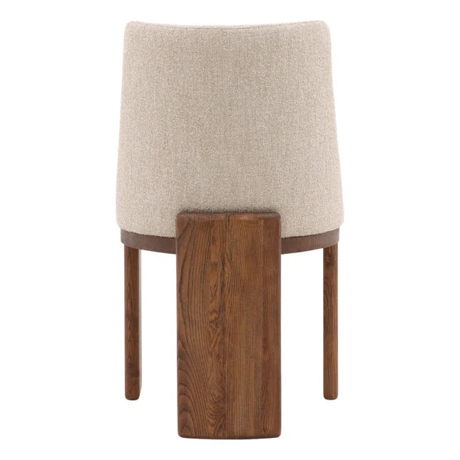 Sand Boucle and Ash Dining Chair