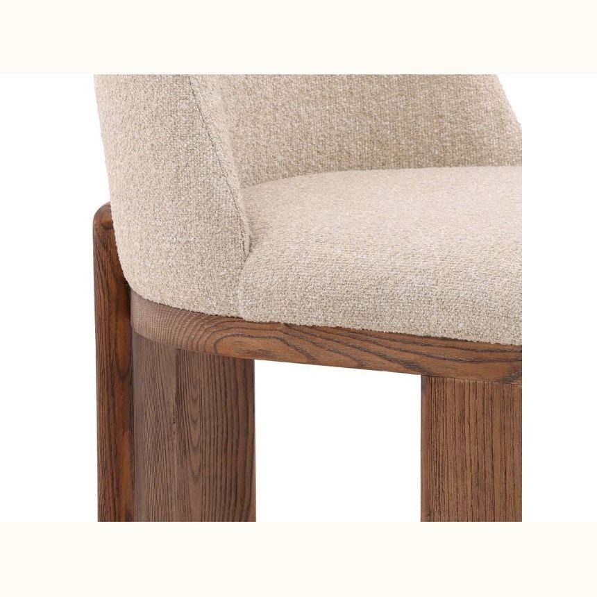 Sand Boucle and Ash Dining Chair