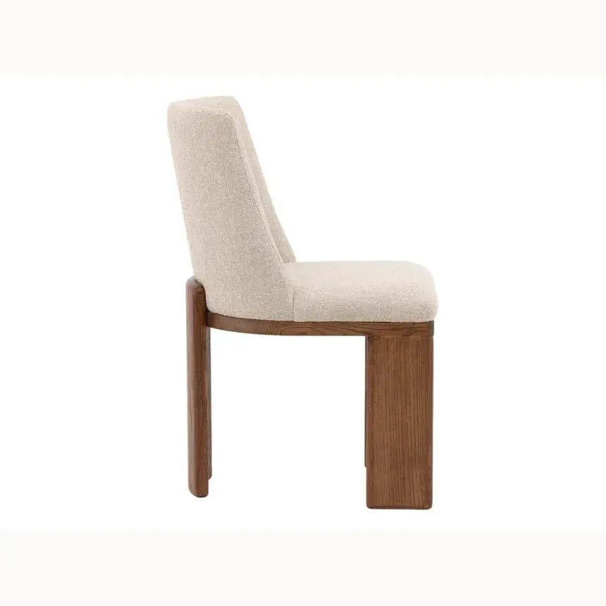 Sand Boucle and Ash Dining Chair