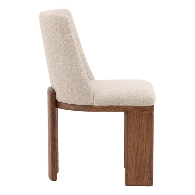 Sand Boucle and Ash Dining Chair