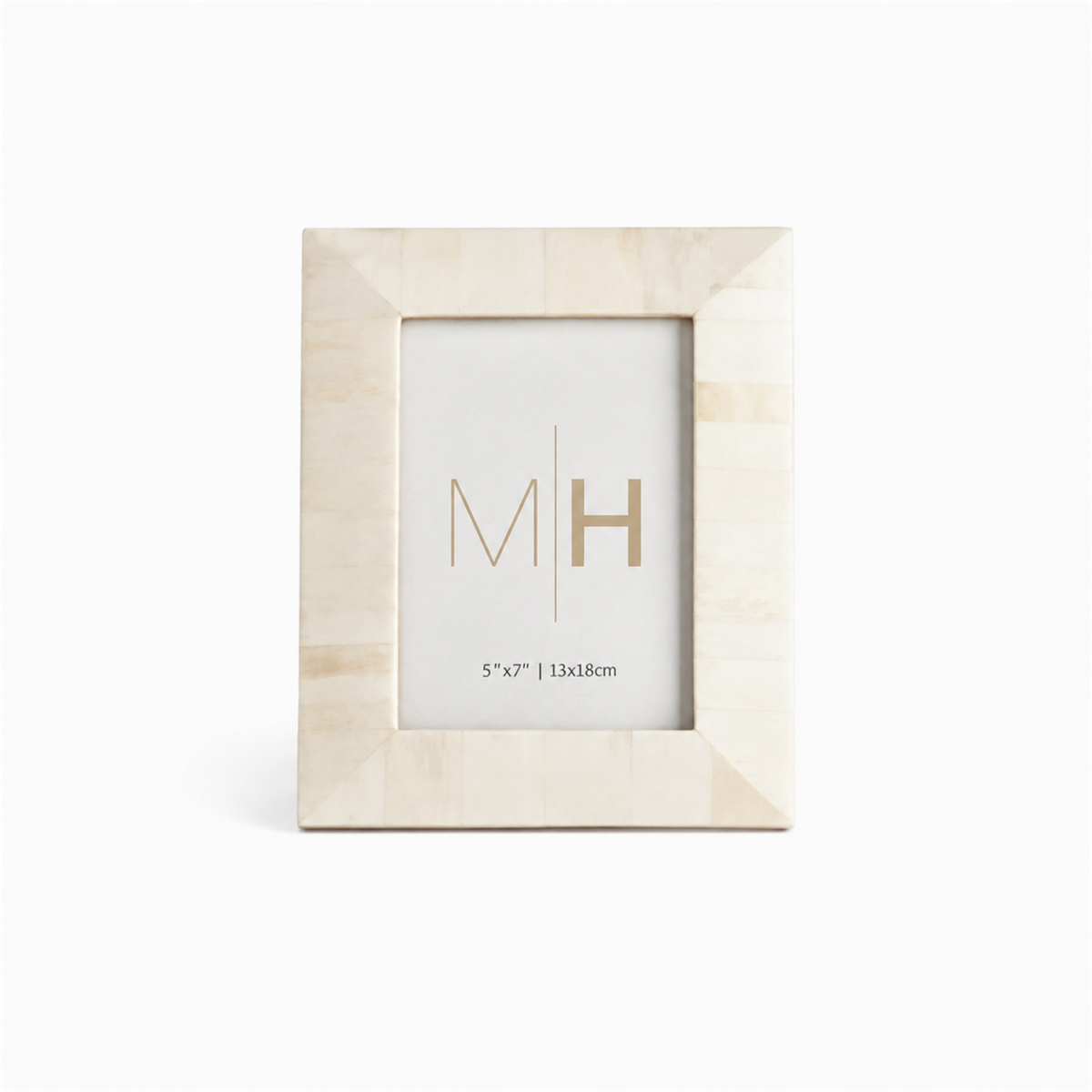 5x7 Bone Picture Frame