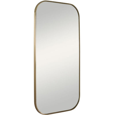 21" x 41" Brass Mirror