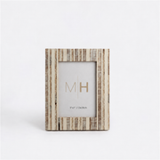 5x7 White/Light Grey Picture Frame