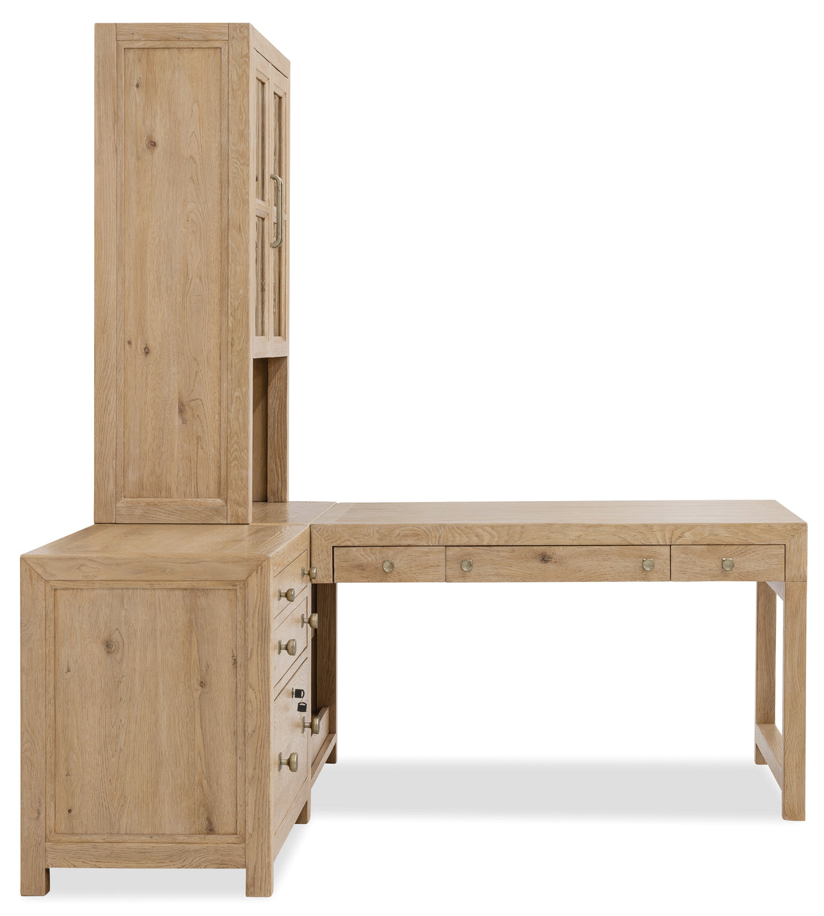 Driftwood Open Shelf Cabinet