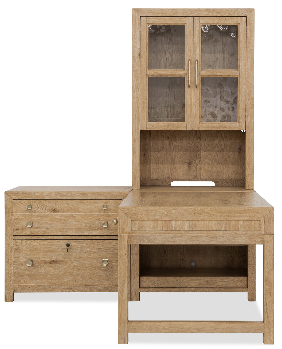 Driftwood Open Shelf Cabinet