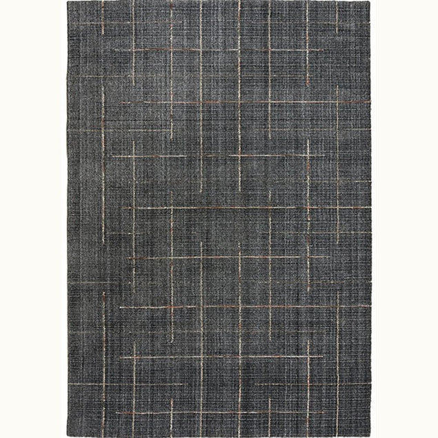 9'6" x 13'6" Charcoal Gray Rug