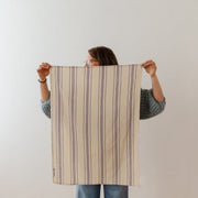 Natural Cotton Ticking Stripe Tea Towel