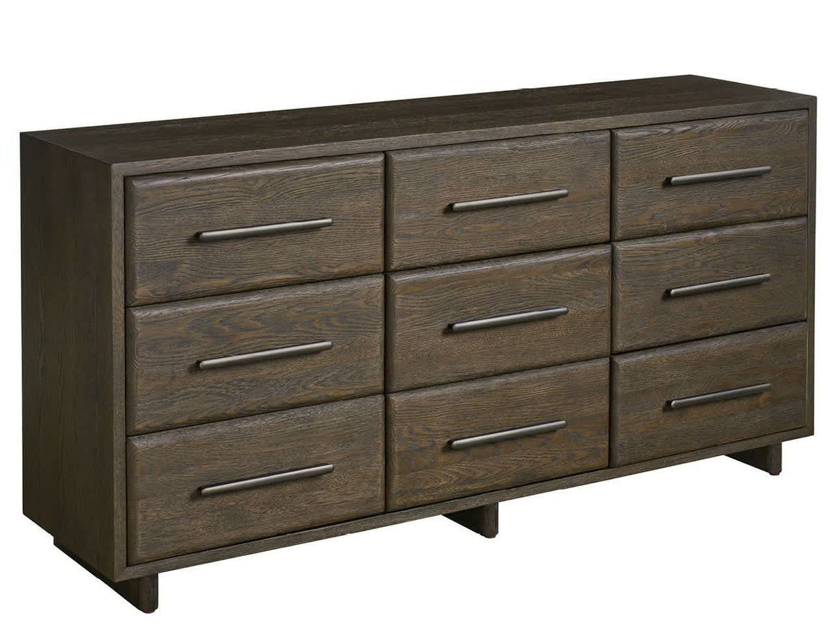 Sable Nine Drawer Dresser