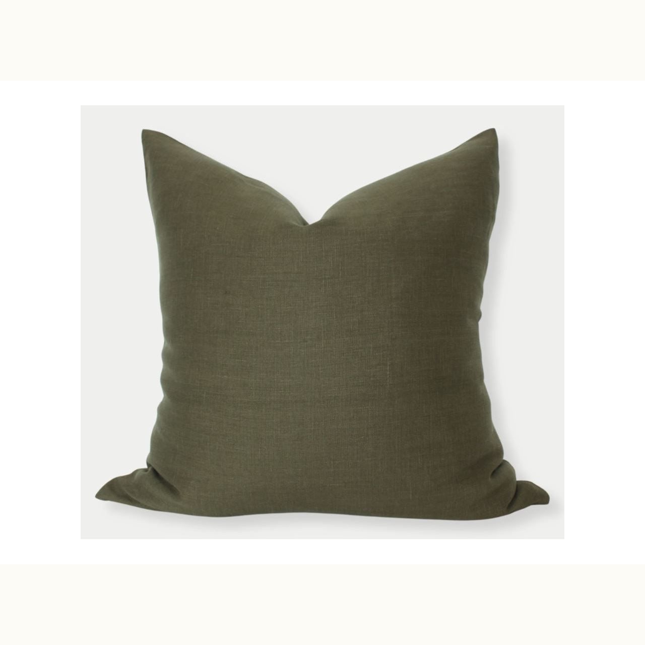 20x20" Dark Olive Pillow
