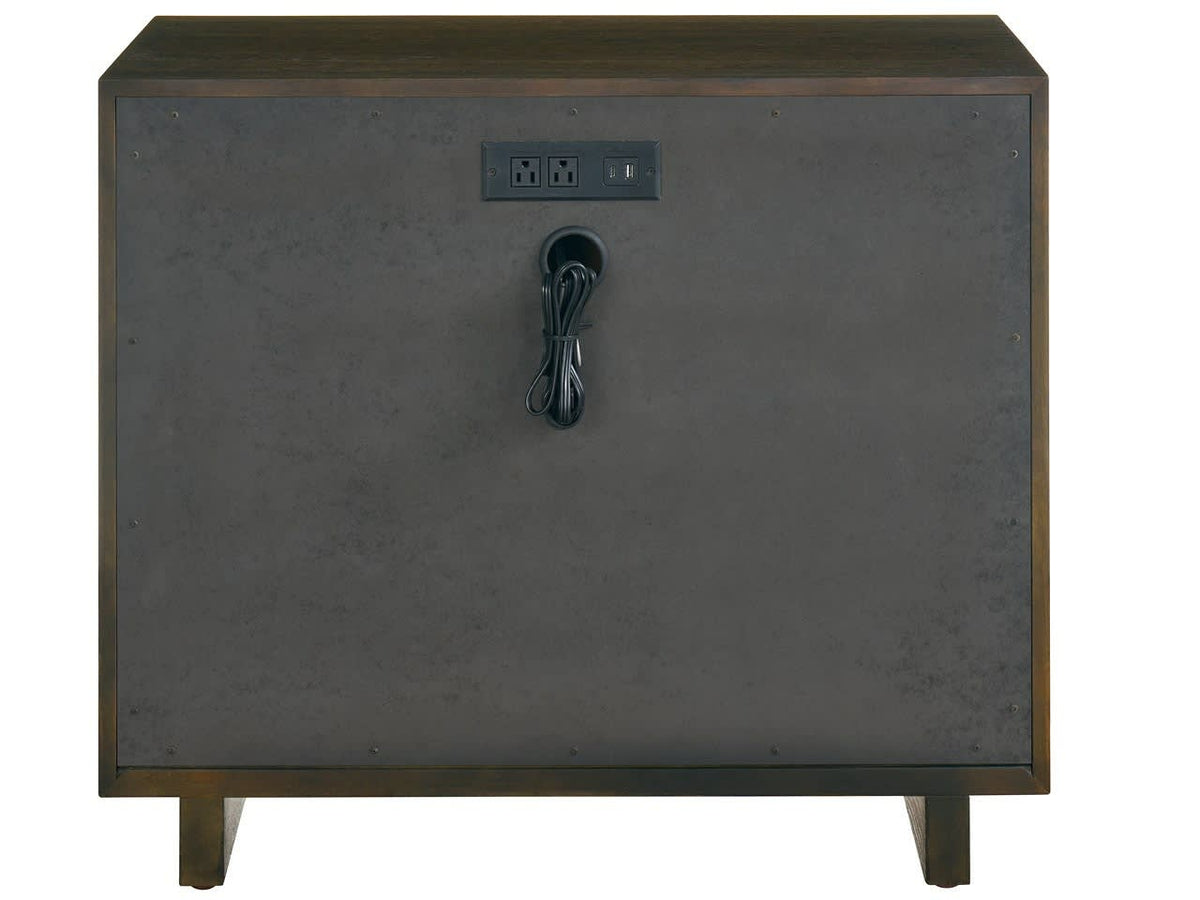 Sable Three Drawer Nightstand