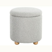 Boucle Storage Ottoman
