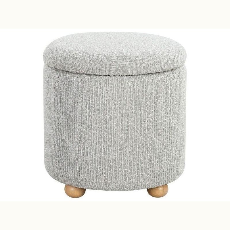 Boucle Storage Ottoman