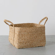 Square Jute Basket - Natural