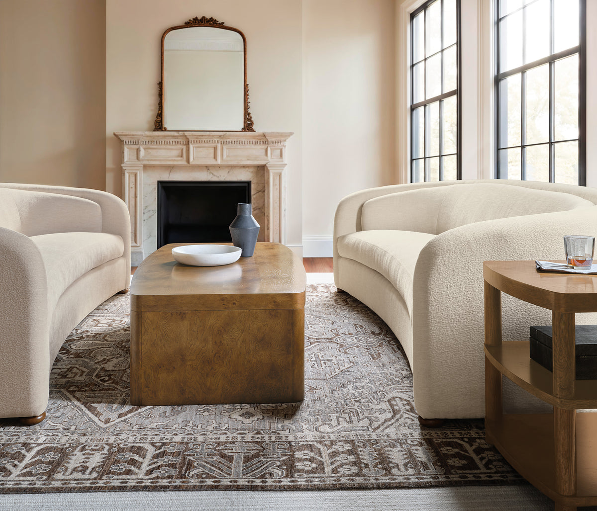 Melange Romano Rectangle Cocktail Table