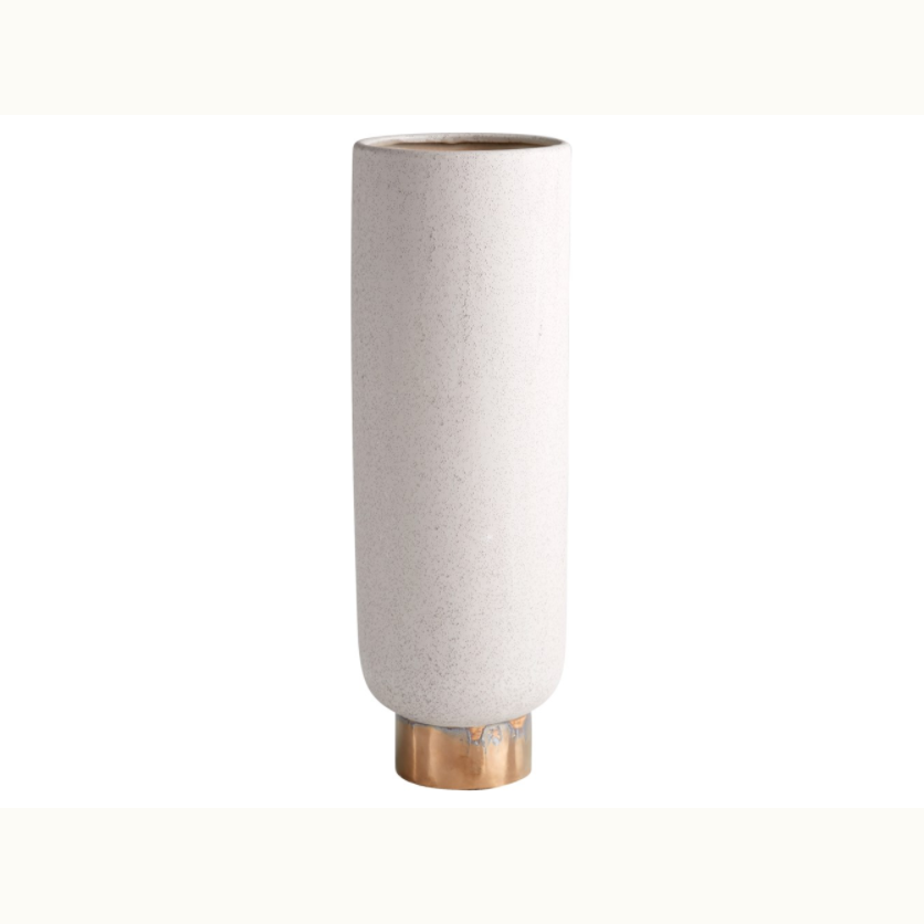Medium Ceramic Cylindrical Vase - Mix Home Mercantile