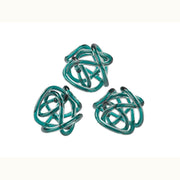 Aqua Glass Knots set of 3 - Mix Home Mercantile