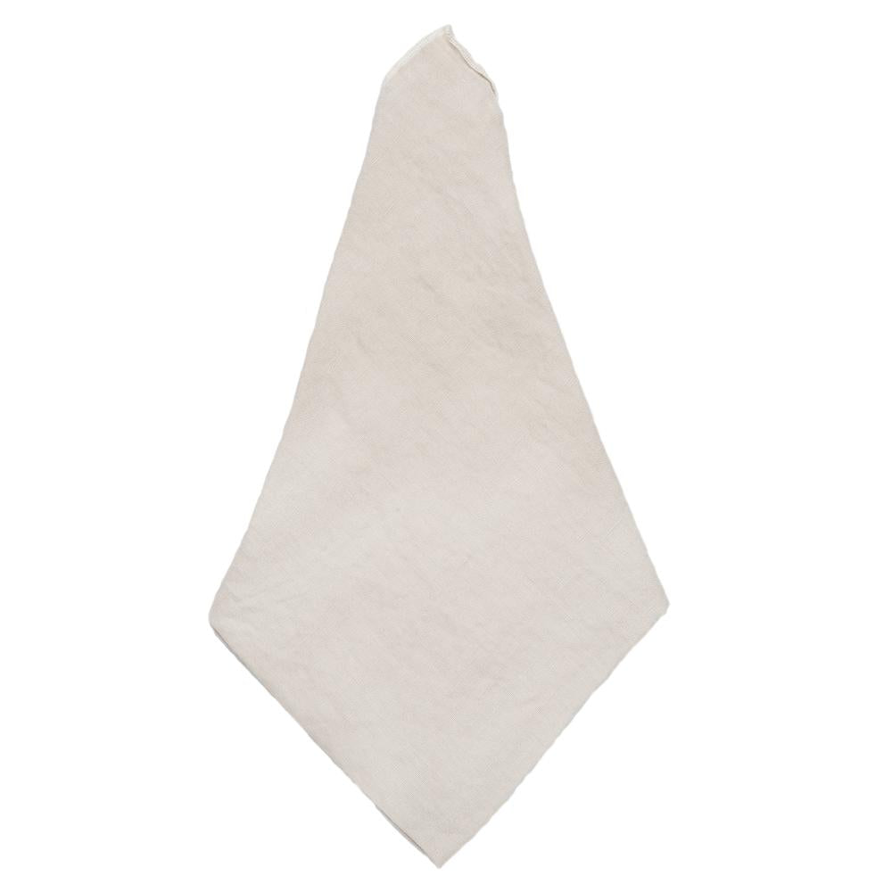 20"x 20" Beige Linen Napkin Set of 4 - Mix Home Mercantile