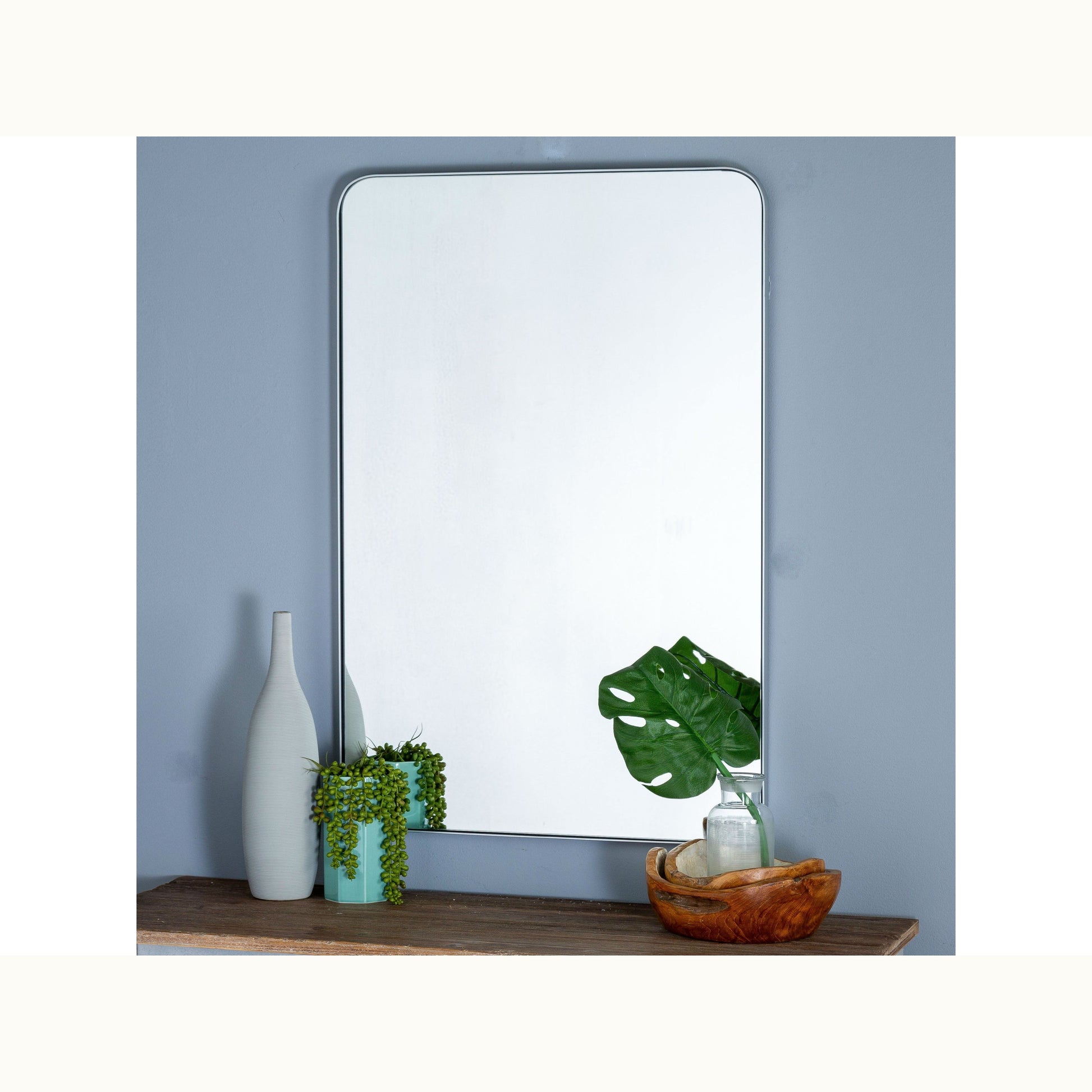 24X1X36 Silver Mirror - Mix Home Mercantile