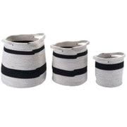 Set of 3 Baskets with Handles - Mix Home Mercantile
