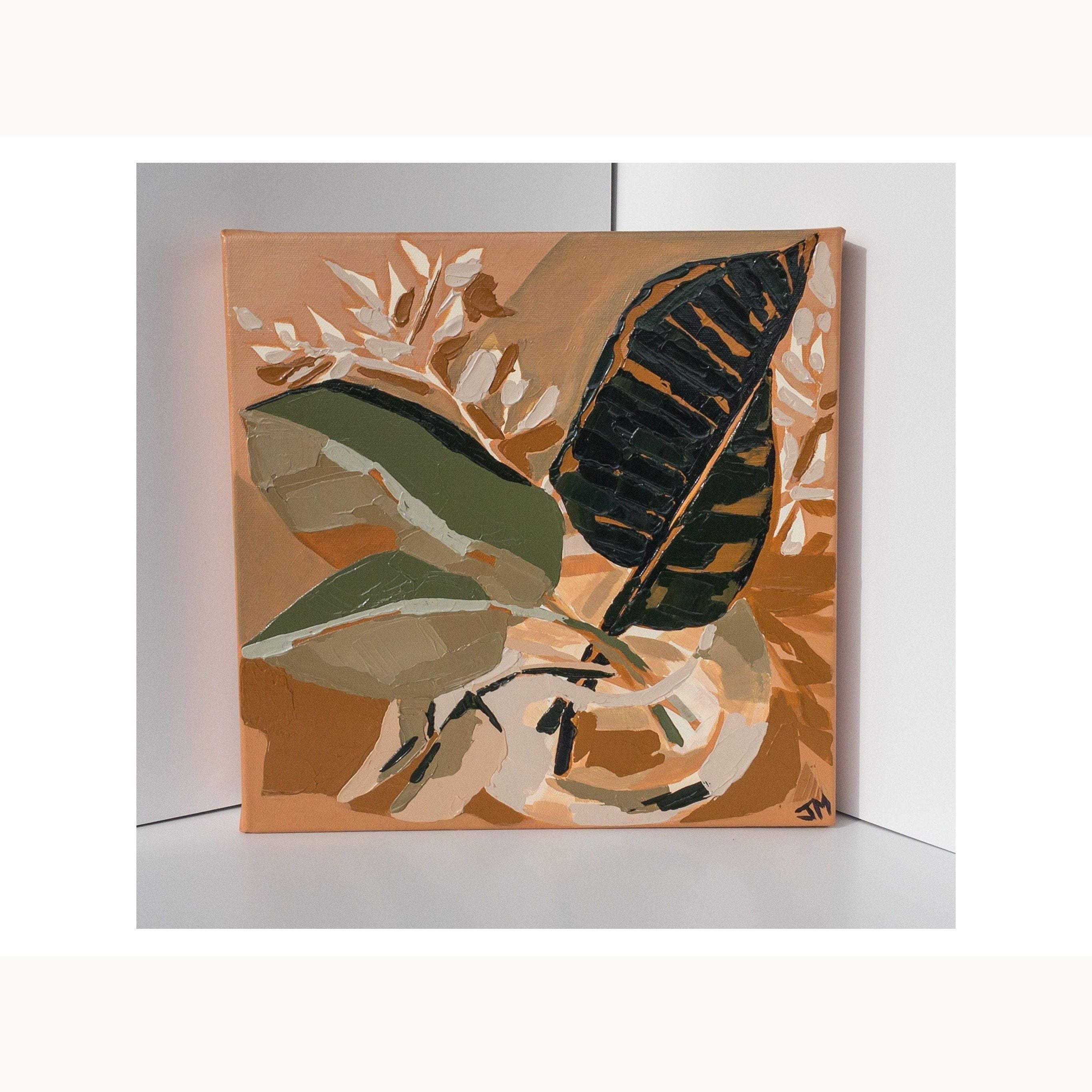 12"x12" Julie Mason Floral on Canvas III - Mix Home Mercantile