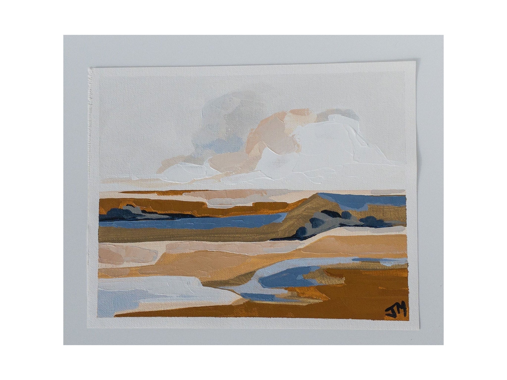 8"x10" Julie Mason Landscape on Canvas Paper I - Mix Home Mercantile