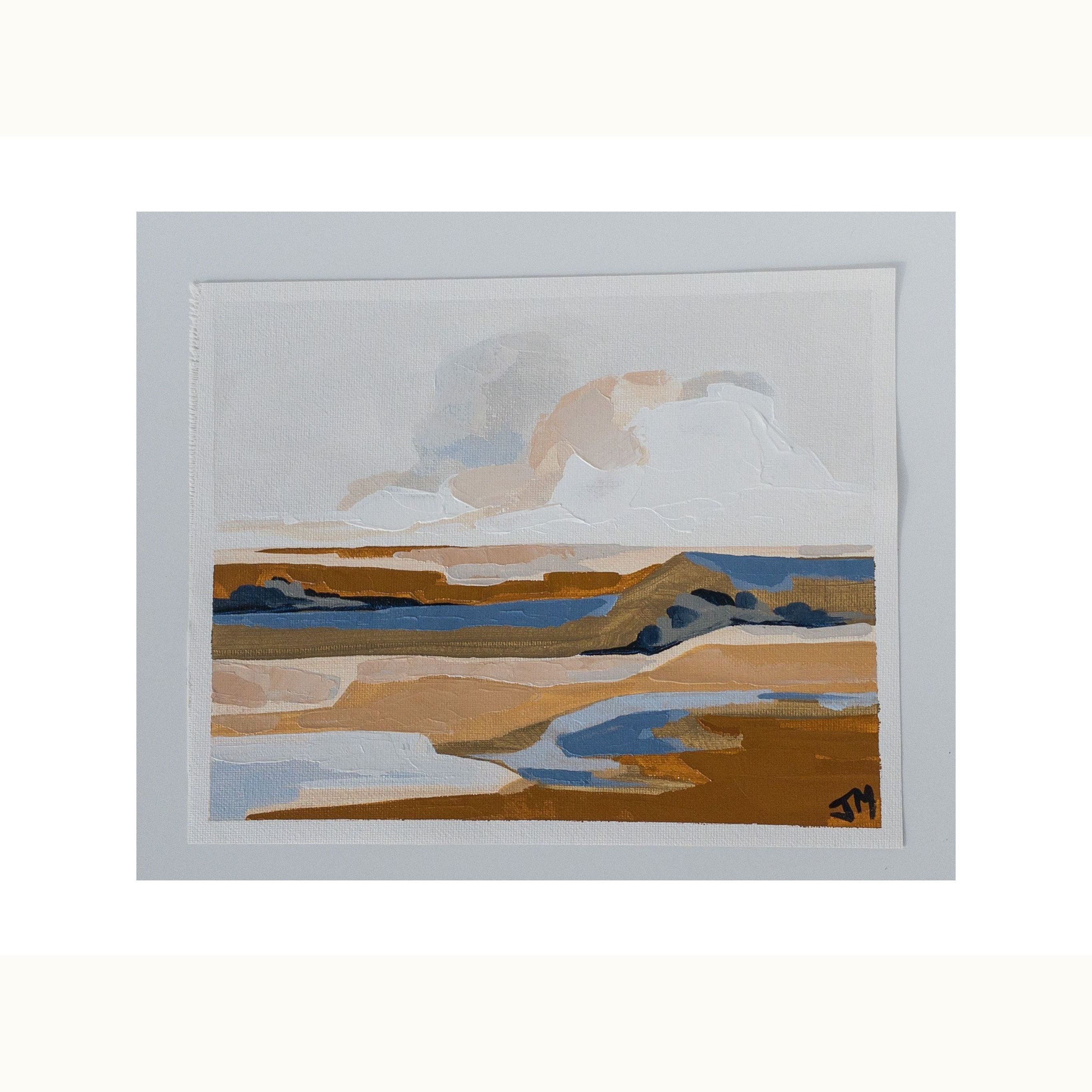 8"x10" Julie Mason Landscape on Canvas Paper I - Mix Home Mercantile