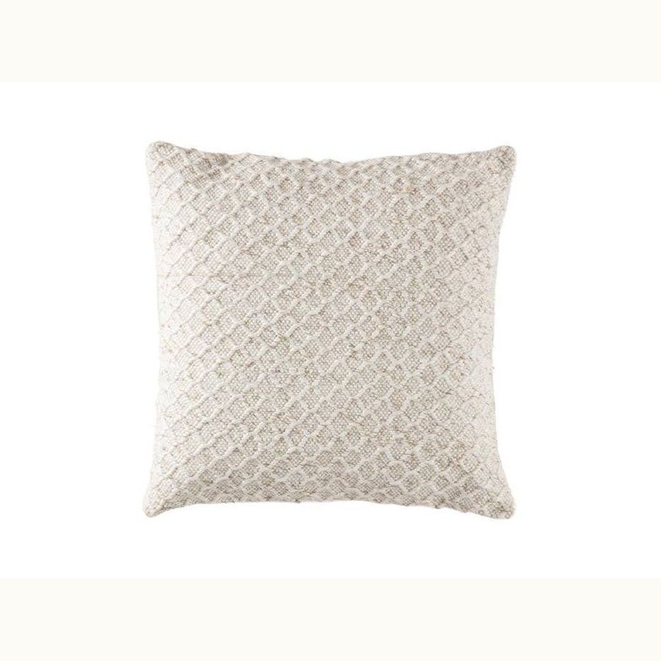 32" Knitted Gray Wool Pillow - Mix Home Mercantile