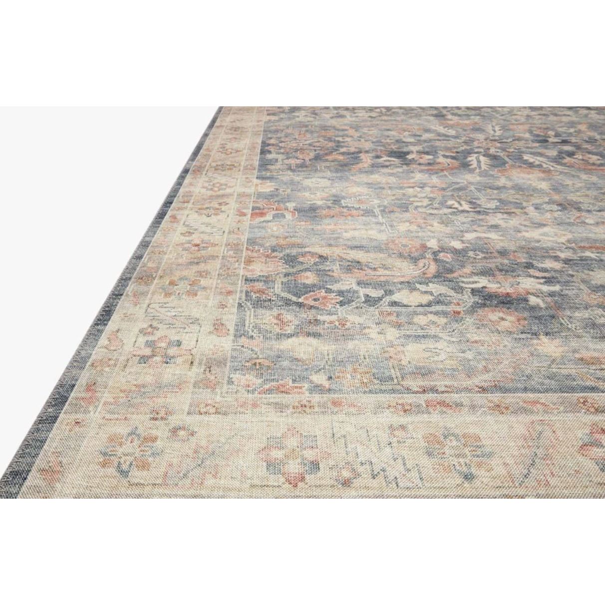7' 6" x 9' 6" Blue and Multi Area Rug - Mix Home Mercantile
