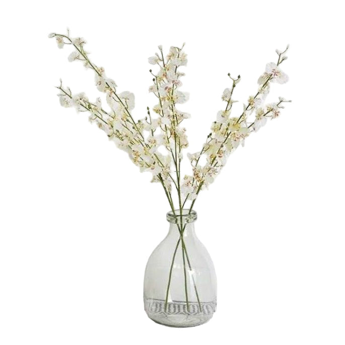 35" White Dance Orchid