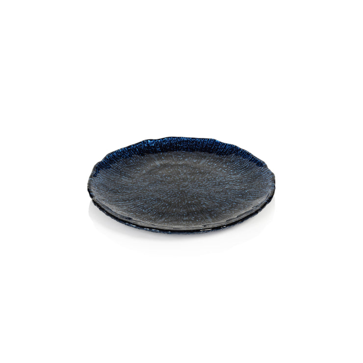 Kauai Cobalt Blue Glass Plate - Mix Home Mercantile