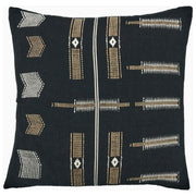 Tribal Pattern Black 18x18" - Mix Home Mercantile