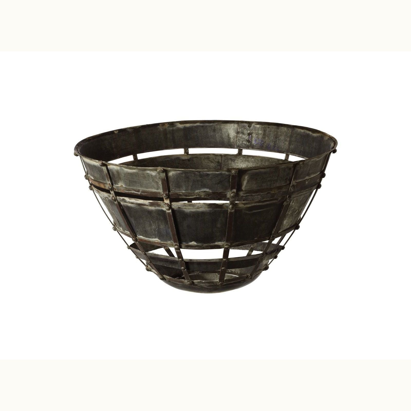 Urban Industrial Metal Bowl - Mix Home Mercantile