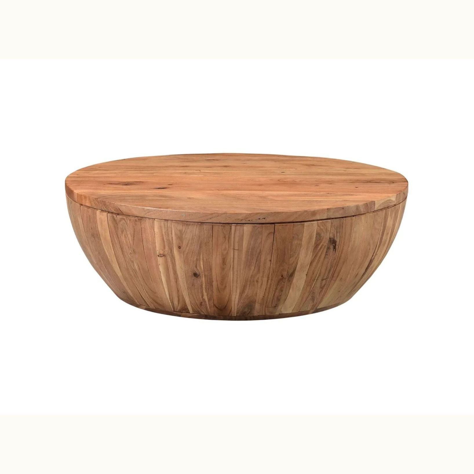 35.5" Round Storage Coffee Table